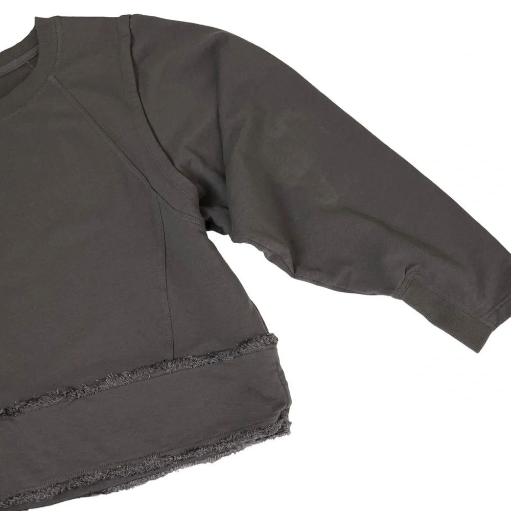 Free People FP Movement Where The Wind Blows Gray Pullover Sweatshirt - Picture 8 of 14